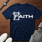 Faith with Barbell T-Shirt
