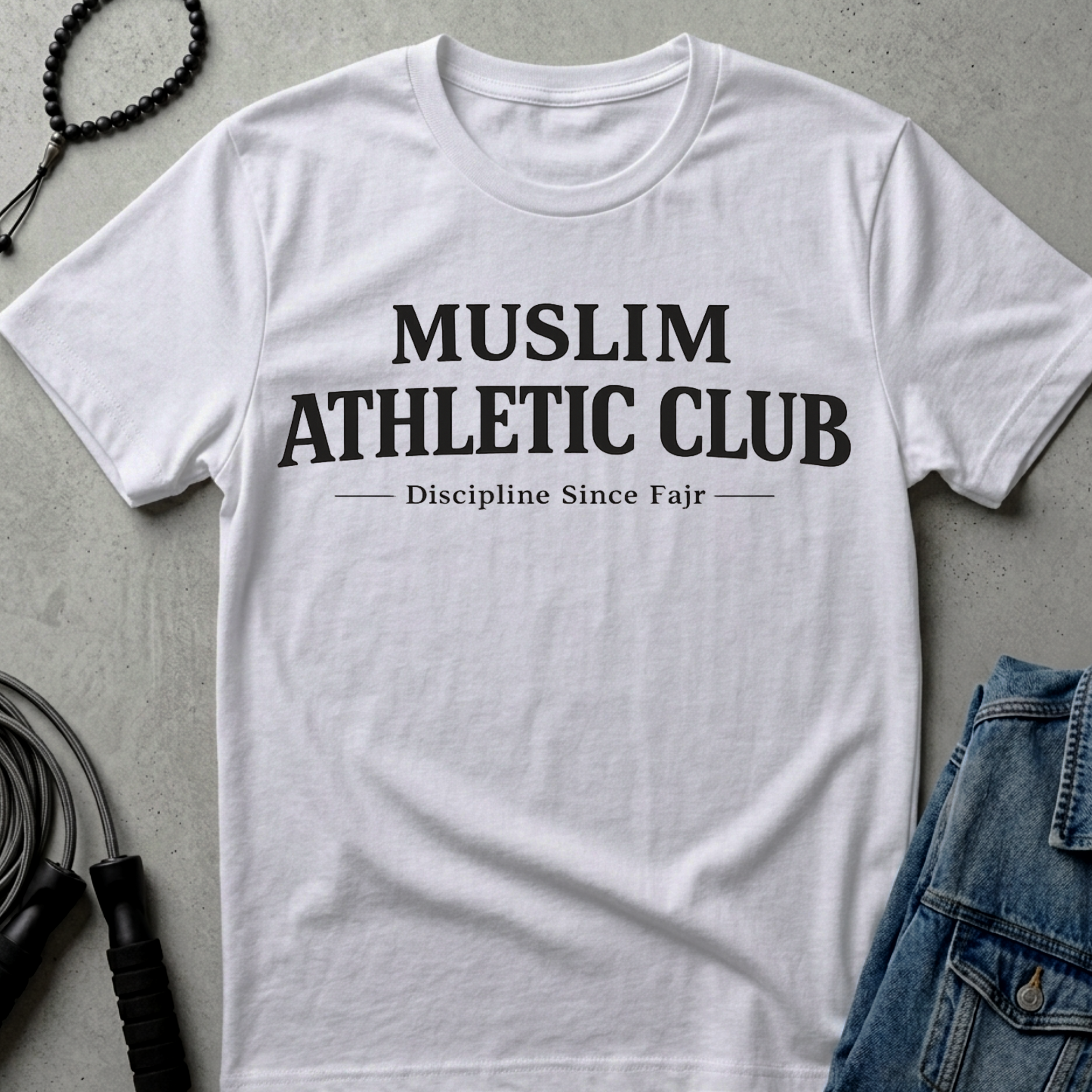 Muslim Athletic Club Discipline Since Fajr T-Shirt