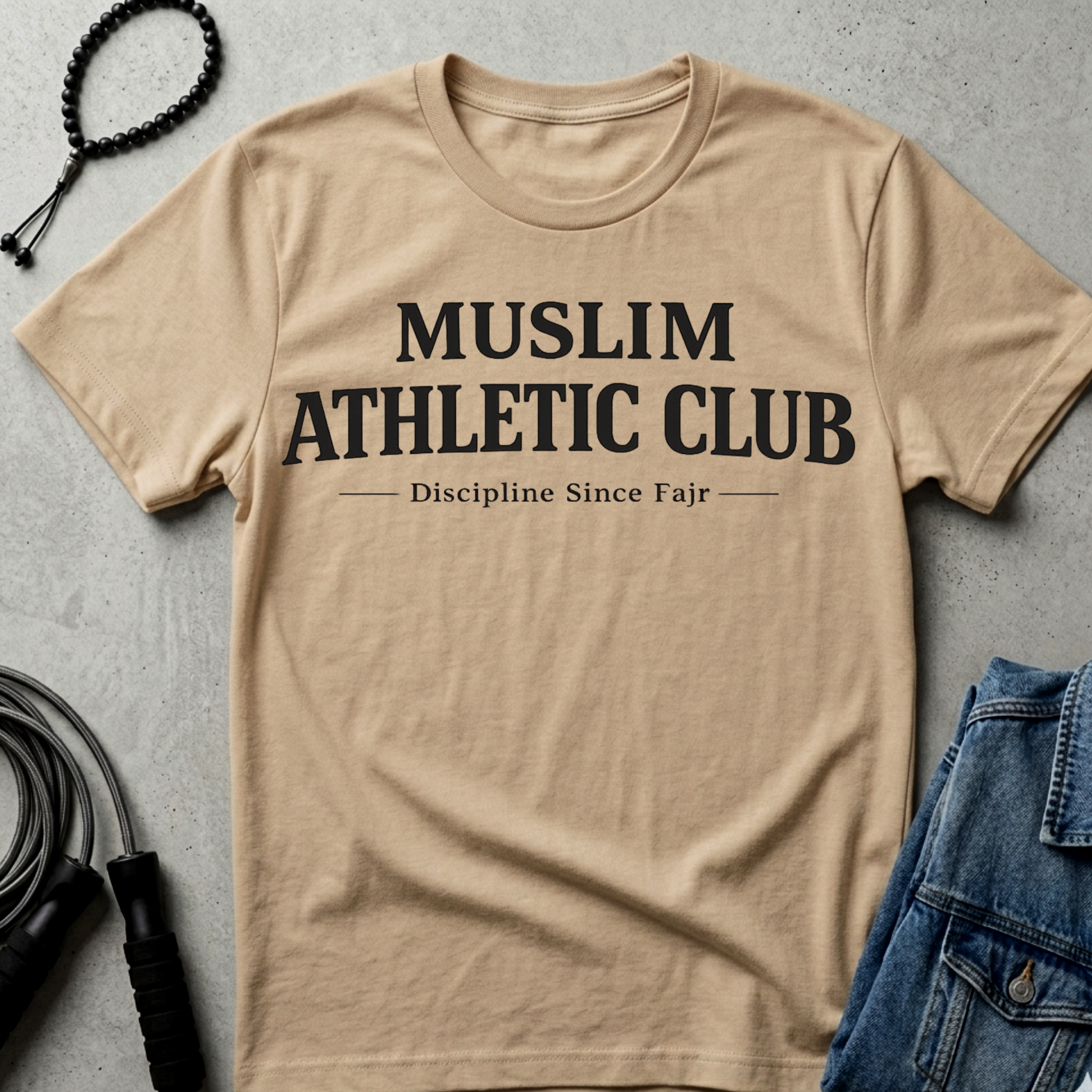 Muslim Athletic Club Discipline Since Fajr T-Shirt