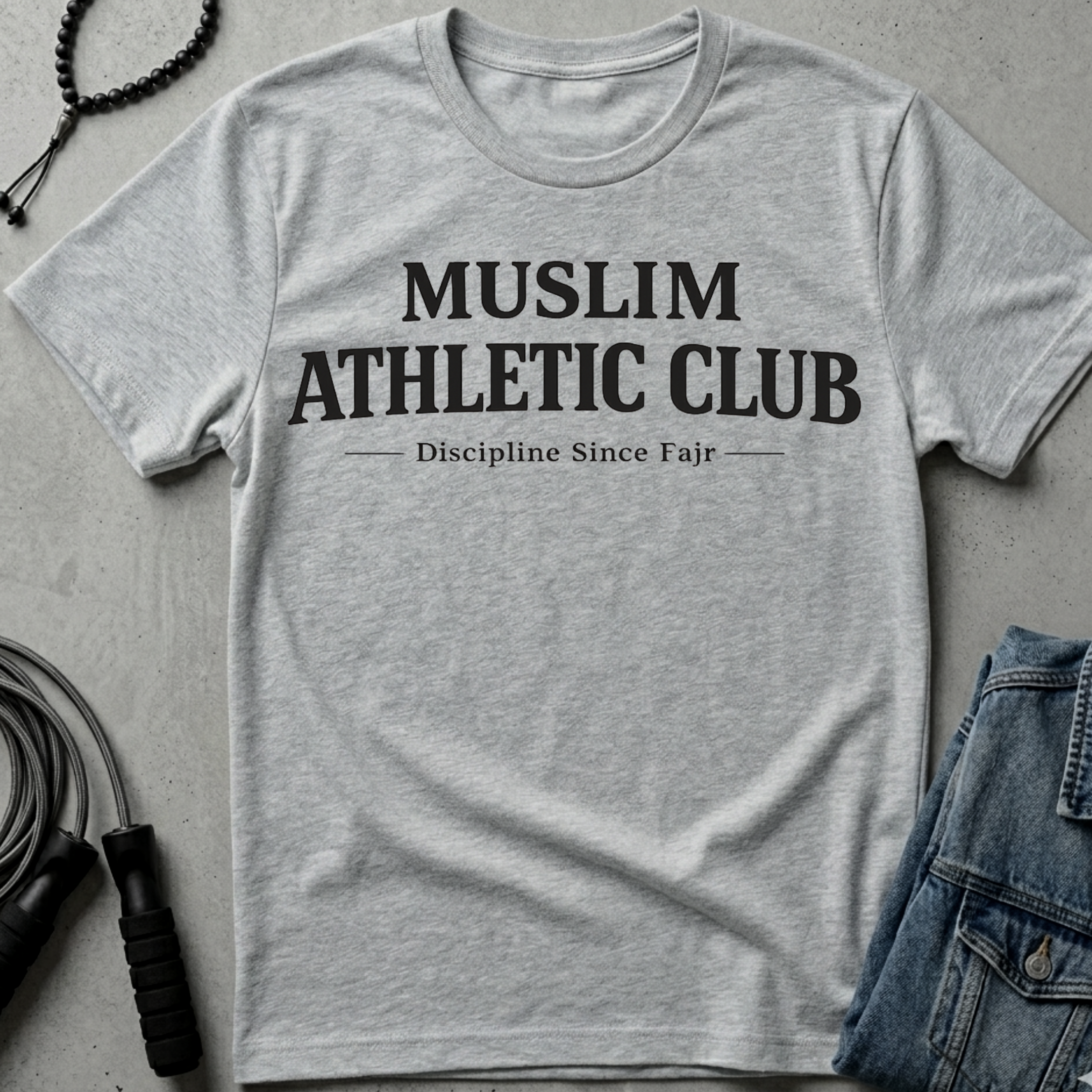 Muslim Athletic Club Discipline Since Fajr T-Shirt