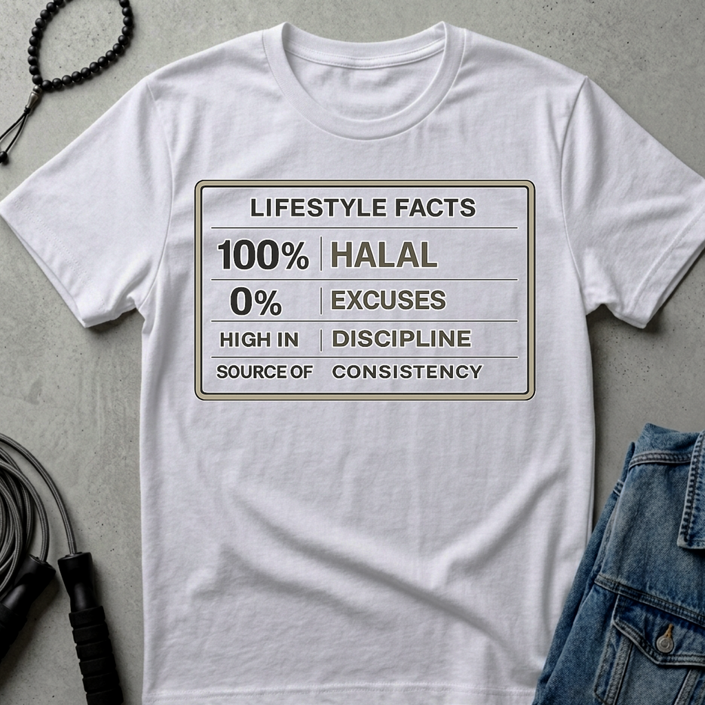 Halal Lifestyle Facts Tee