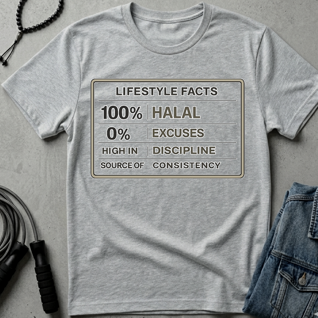 Halal Lifestyle Facts Tee