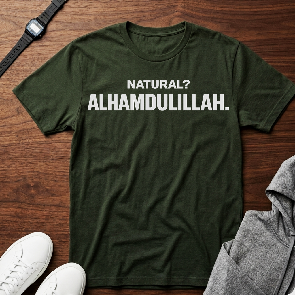 Alhamdulillah calligraphy Tee