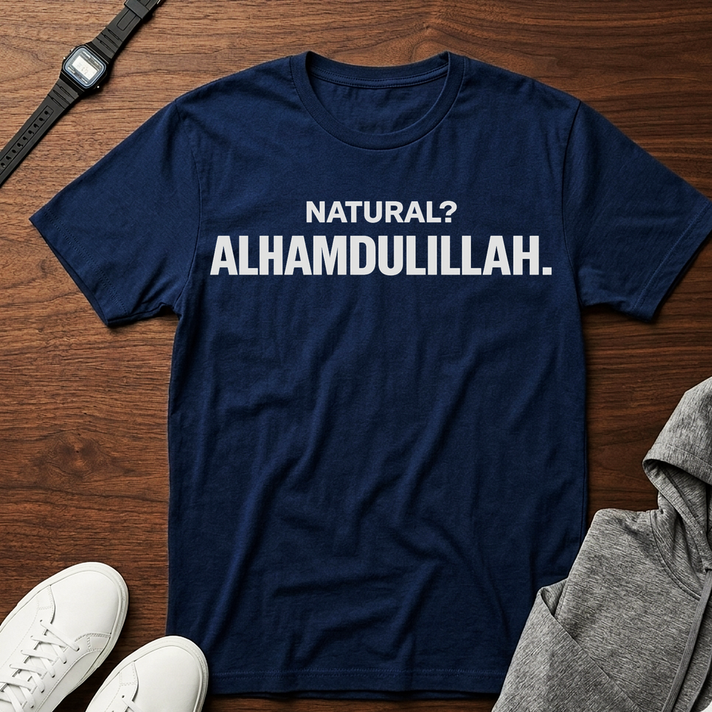 Alhamdulillah calligraphy Tee