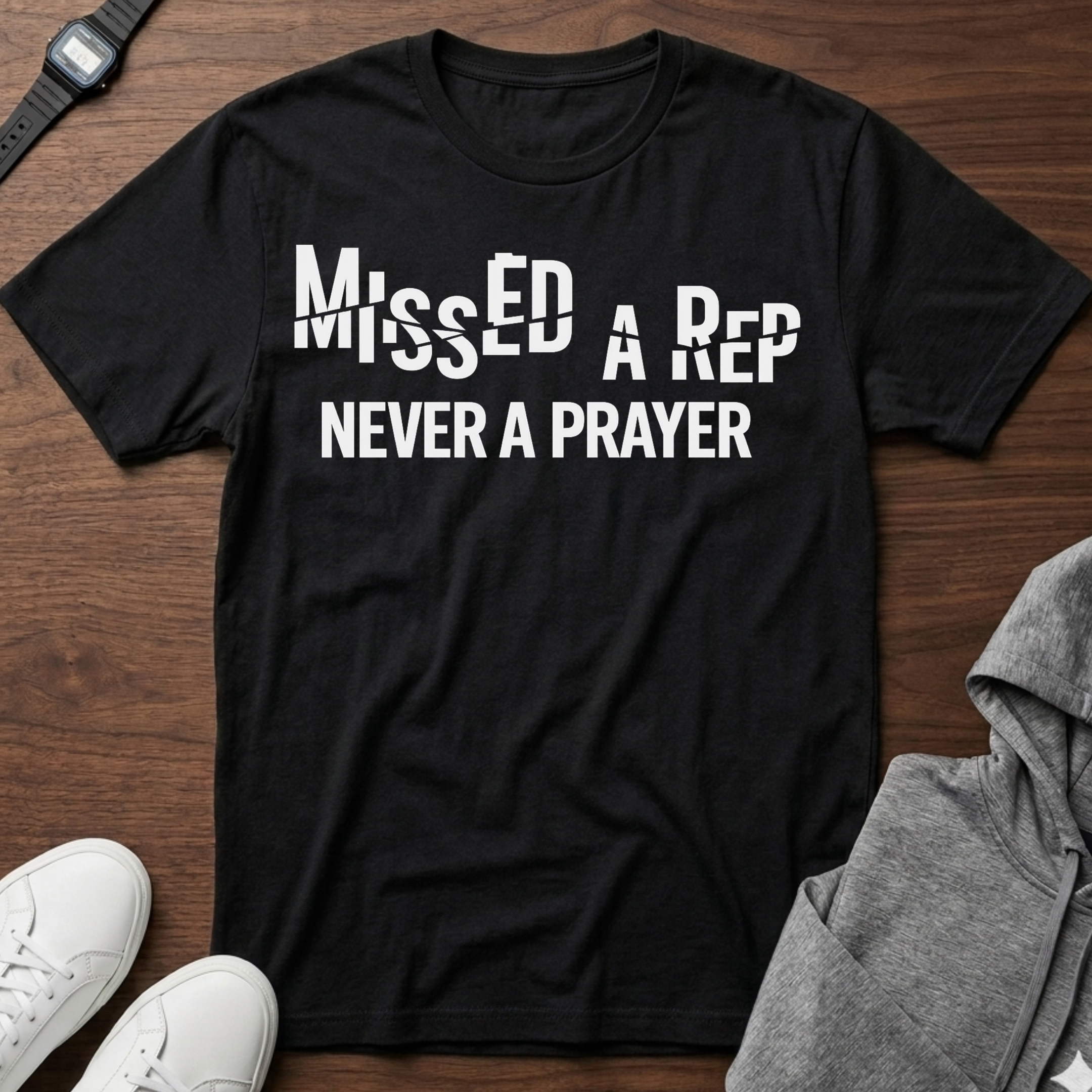 Missed a Rep Never a Prayer Tee