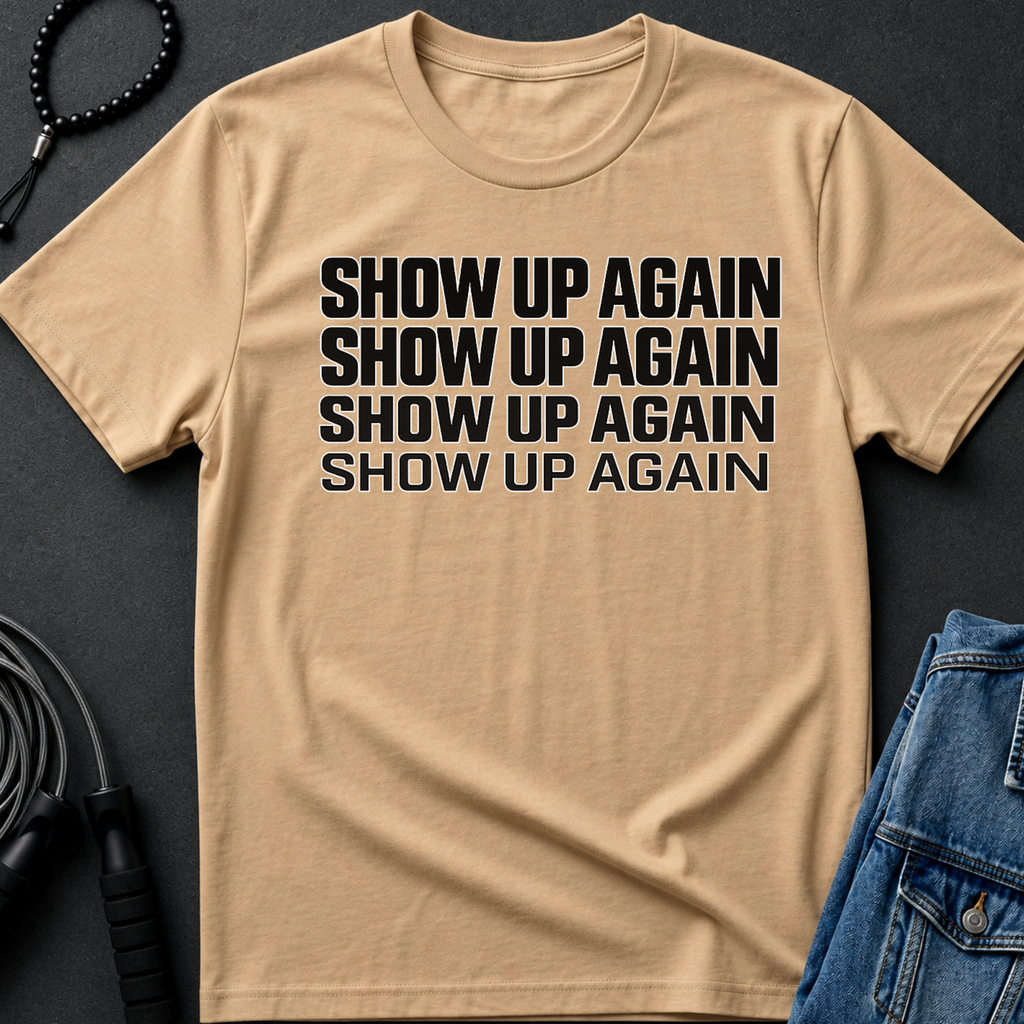 show up again
