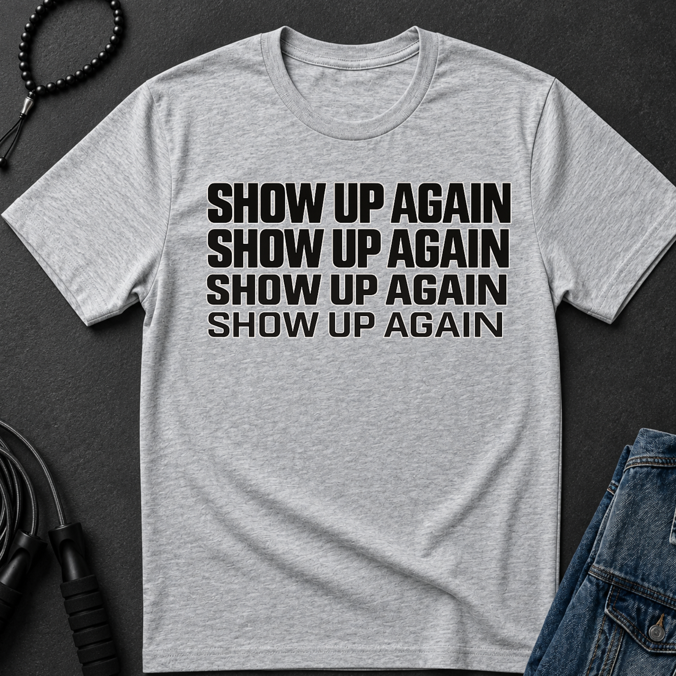 show up again