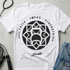 Faith Focus Strength T-Shirt | Inspirational Scripture Typography